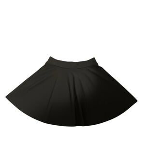 Chic Black Skater Skirt